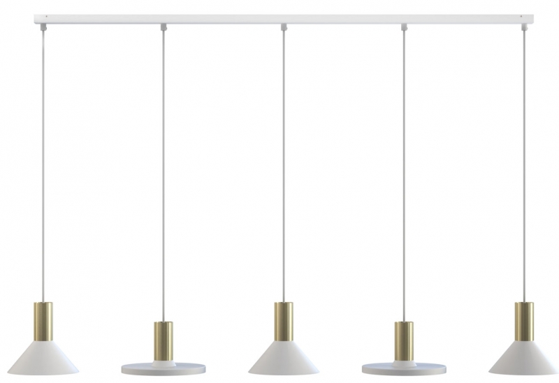 Lustr Nowodvorski HERMANOS 8033 bílá/zlatá