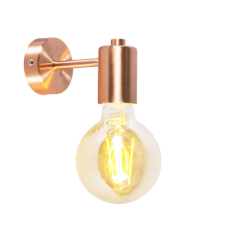 Nástěnná lampa Smart Art Deco měděná včetně světelného zdroje WiFi G95 - Facil