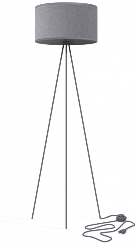 Podlahová lampa Nowodvorski CADILAC 7992 šedá