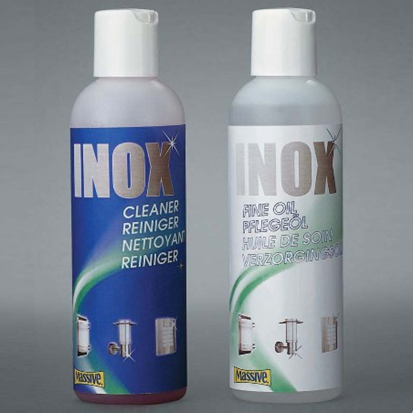 Sada čisticího a ošetřovacího oleje z nerezové oceli