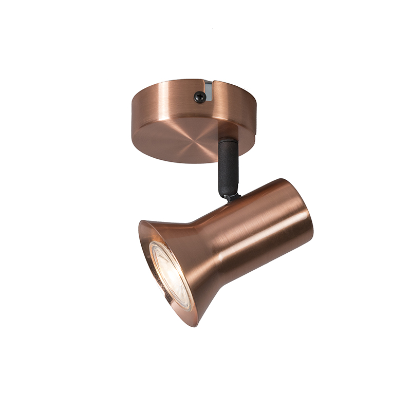 Stropní a nástěnné bodové měděné otočné a sklopné - Karin 1