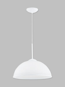 Závěsné svítidlo Lemir O3137 W1 BIA FREJA bílá s proužkem