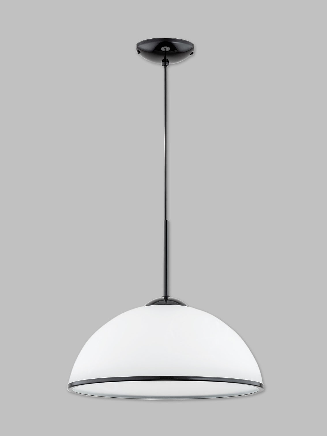 Závěsné svítidlo Lemir O3137 W1 CZA FREJA černá s proužkem