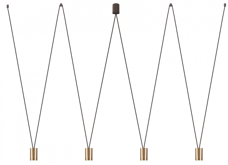 Závěsné svítidlo Nowodvorski MORE EYE IV 7610 černo-zlatá