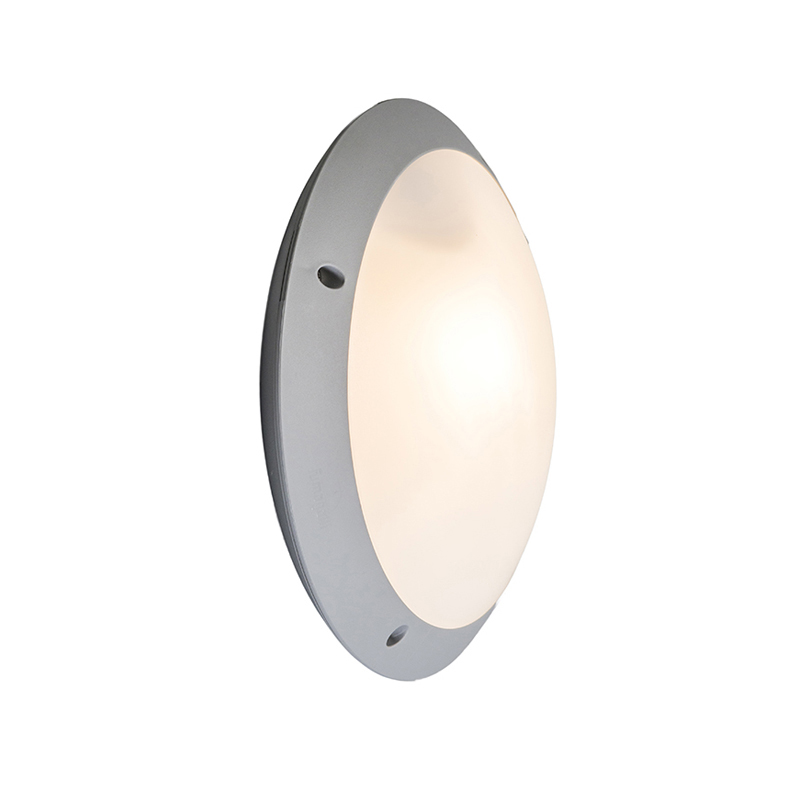 Nástěnné a stropní svítidlo šedé IP65 - Lucia