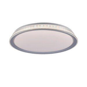 Design plafondlamp zilver 51 cm incl. LED dimbaar - Wendy