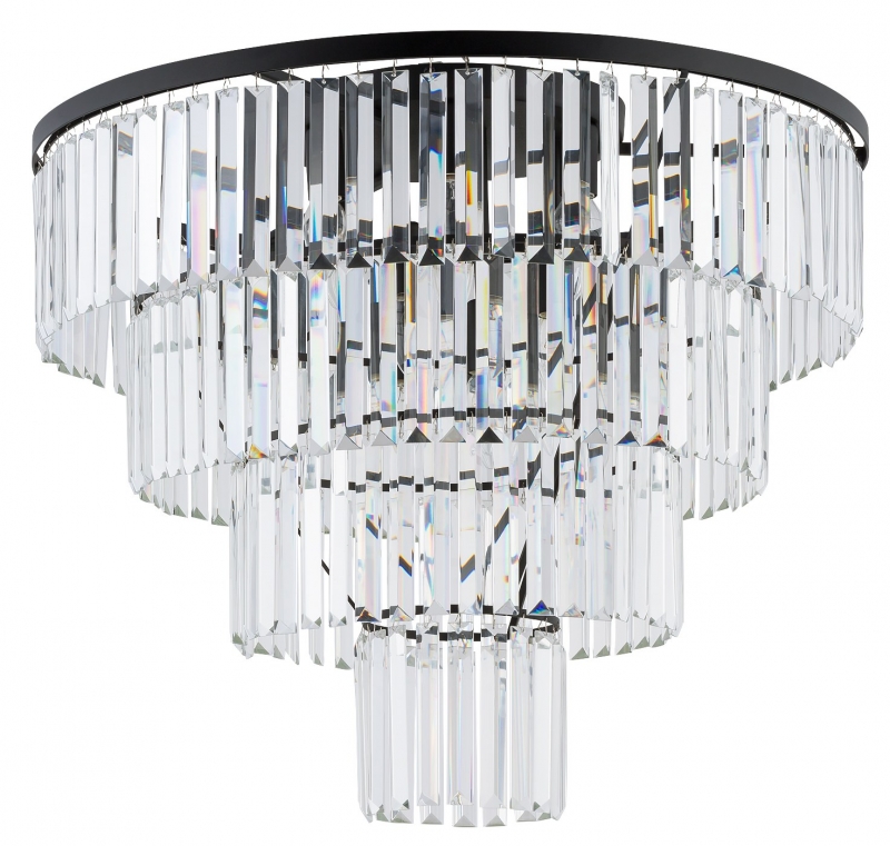 Stropní svítidlo Nowodvorski CRISTAL 7630 černá L