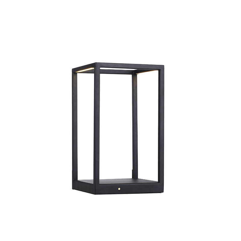 Design tafellamp zwart incl. LED met touch dimmer - Jitske