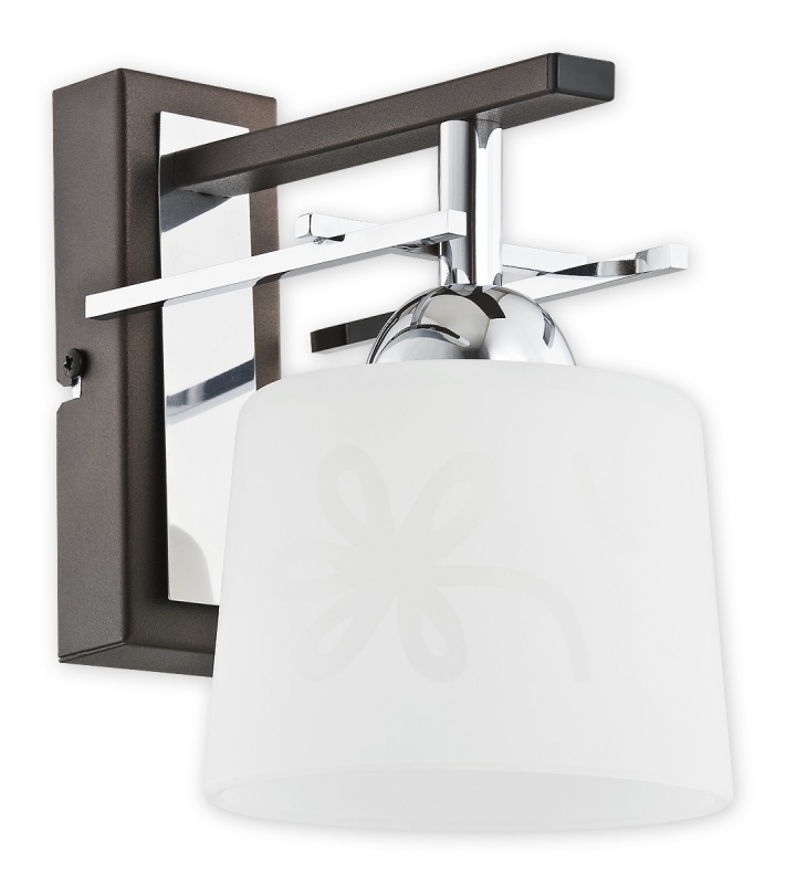 Nástěnné svítidlo Lemir O2340 K1 RW Dixi wenge + chrom