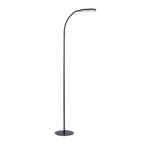 Moderne vloerlamp zwart dimbaar incl. LED - Kiril