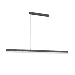 Moderní závěsná lampa tmavě šedá včetně LED 2700-5000K - Nikola